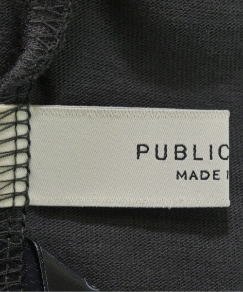PUBLIC TOKYO（パブリック　トウキョウ）Tシャツ・カットソー グレー サイズ:F メンズ/2200616809082