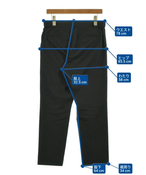 PUBLIC TOKYO（パブリック　トウキョウ）スラックス 黒 サイズ:2(M位) メンズ/2200618953011