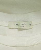 PUBLIC TOKYO（パブリック　トウキョウ）Tシャツ・カットソー 白 サイズ:2(M位) メンズ/2200612670020