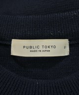 PUBLIC TOKYO（パブリック　トウキョウ）ニット・セーター 紺 サイズ:1(S位) メンズ/2200671867119