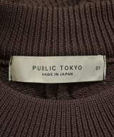 PUBLIC TOKYO（パブリック　トウキョウ）ニット・セーター 茶 サイズ:1(S位) メンズ/2200671867126