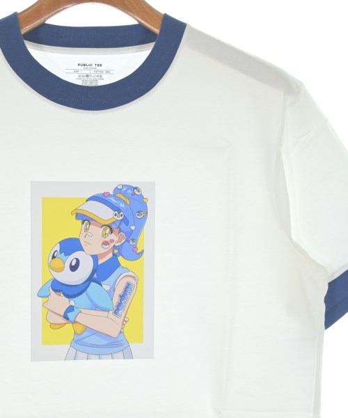 PUBLIC TOKYO（パブリック　トウキョウ）Tシャツ・カットソー 白 サイズ:1(S位) メンズ/2200680817020