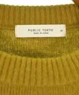 PUBLIC TOKYO（パブリック　トウキョウ）ニット・セーター ベージュ サイズ:01(S位) メンズ/2200692738146