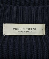 PUBLIC TOKYO（パブリック　トウキョウ）ニット・セーター 紺 サイズ:02(M位) メンズ/2200650396173