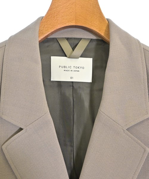 PUBLIC TOKYO（パブリック　トウキョウ）ジャケット 茶 サイズ:01(S位) メンズ/2200649043040
