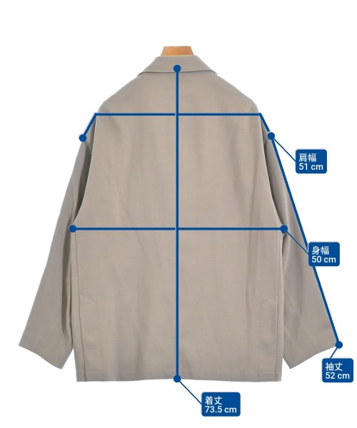 PUBLIC TOKYO（パブリック　トウキョウ）ジャケット 茶 サイズ:01(S位) メンズ/2200649043040