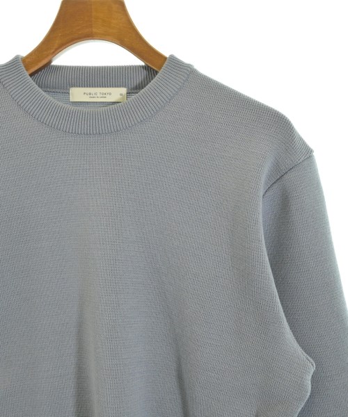 PUBLIC TOKYO（パブリック　トウキョウ）ニット・セーター 青 サイズ:2(M位) メンズ/2200649043149
