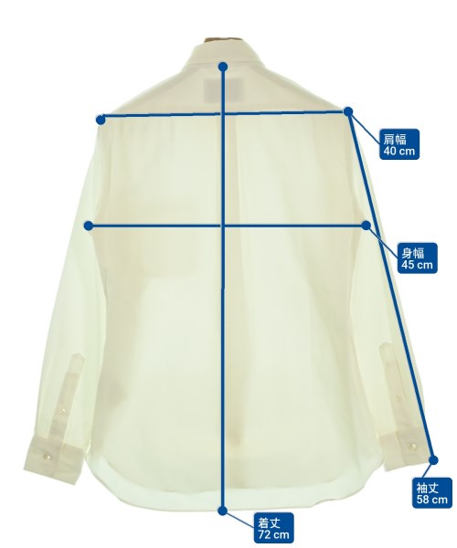 PUBLIC TOKYO（パブリック　トウキョウ）カジュアルシャツ 白 サイズ:1(XS位) メンズ/2200657098056