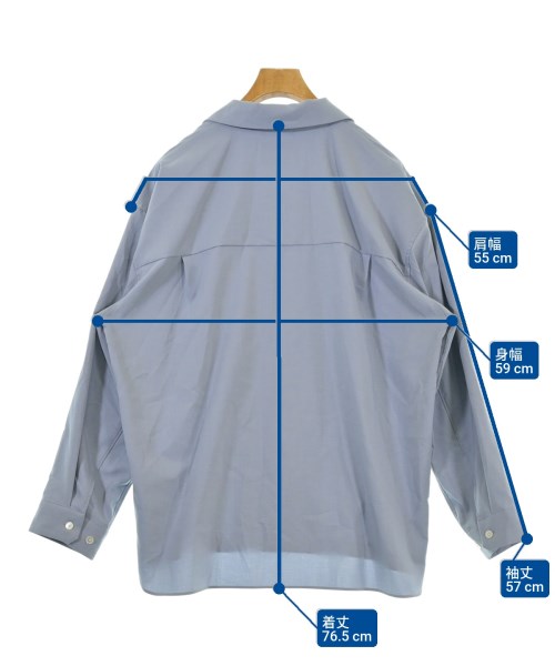 PUBLIC TOKYO（パブリック　トウキョウ）カジュアルシャツ グレー サイズ:3(L位) メンズ/2200660183022