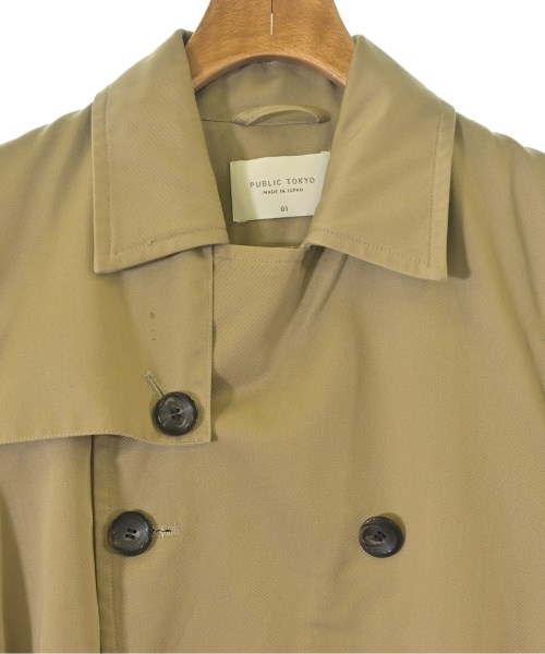 PUBLIC TOKYO（パブリック　トウキョウ）トレンチコート ベージュ サイズ:01(S位) メンズ/2200660657011
