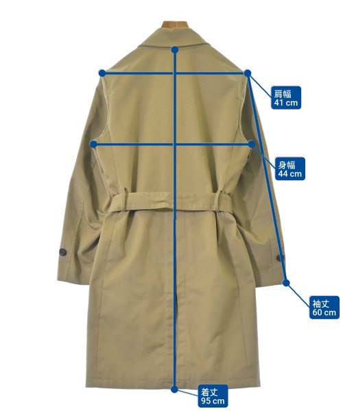 PUBLIC TOKYO（パブリック　トウキョウ）トレンチコート ベージュ サイズ:01(S位) メンズ/2200660657011