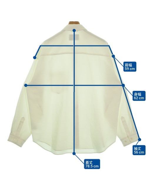 PUBLIC TOKYO（パブリック　トウキョウ）カジュアルシャツ 白 サイズ:3(L位) メンズ/2200661215050