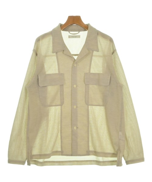 PUBLIC TOKYO(パブリック　トウキョウ)カジュアルシャツ ベージュ サイズ:2(M位)/2200661215111
