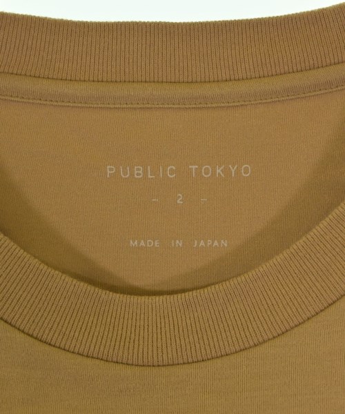 PUBLIC TOKYO（パブリック　トウキョウ）Tシャツ・カットソー ベージュ サイズ:2(M位) メンズ/2200708878200