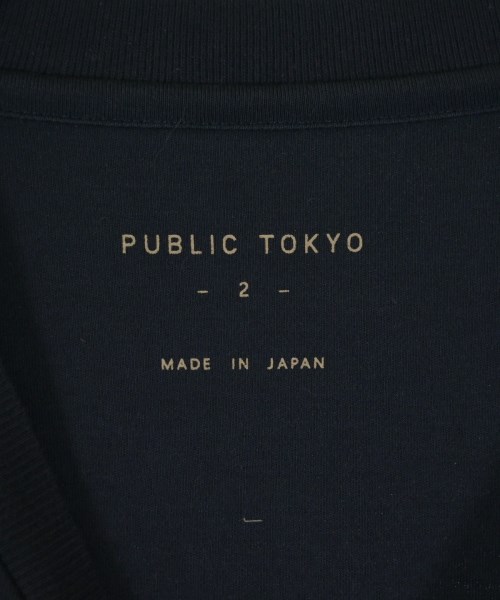 PUBLIC TOKYO（パブリック　トウキョウ）Tシャツ・カットソー 紺 サイズ:2(M位) メンズ/2200708878217