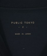 PUBLIC TOKYO（パブリック　トウキョウ）Tシャツ・カットソー 紺 サイズ:2(M位) メンズ/2200708878217