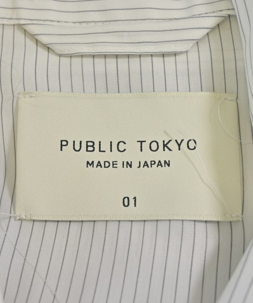 PUBLIC TOKYO（パブリック　トウキョウ）カジュアルシャツ 白 サイズ:1(S位) メンズ/2200718568023