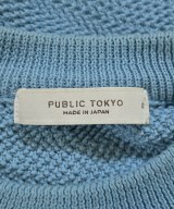 PUBLIC TOKYO（パブリック　トウキョウ）ニット・セーター 青 サイズ:2(M位) メンズ/2200645966176