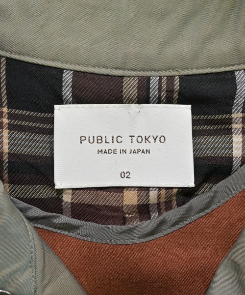 PUBLIC TOKYO（パブリック　トウキョウ）トレンチコート カーキ サイズ:2(M位) メンズ/2200654538029