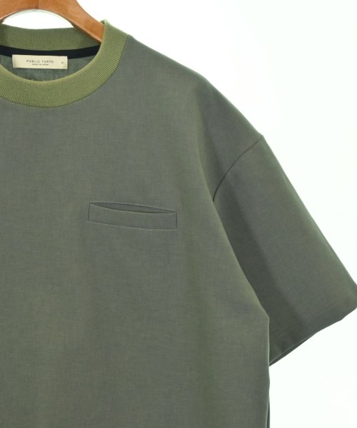 PUBLIC TOKYO（パブリック　トウキョウ）Tシャツ・カットソー カーキ サイズ:1(S位) メンズ/2200700734054