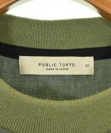 PUBLIC TOKYO（パブリック　トウキョウ）Tシャツ・カットソー カーキ サイズ:1(S位) メンズ/2200700734054