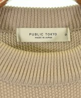 PUBLIC TOKYO（パブリック　トウキョウ）ニット・セーター ベージュ サイズ:1(S位) メンズ/2200700734184