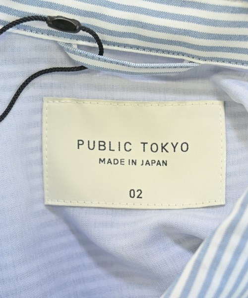 PUBLIC TOKYO（パブリック　トウキョウ）カジュアルシャツ 青 サイズ:2(M位) メンズ/2200703059093