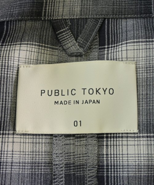 PUBLIC TOKYO（パブリック　トウキョウ）カジュアルシャツ グレー サイズ:1(S位) メンズ/2200704570061