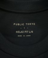 PUBLIC TOKYO（パブリック　トウキョウ）Tシャツ・カットソー 黒 サイズ:1(S位) メンズ/2200706749045