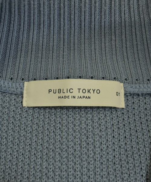 PUBLIC TOKYO（パブリック　トウキョウ）カーディガン 青 サイズ:1(S位) メンズ/2200706829037