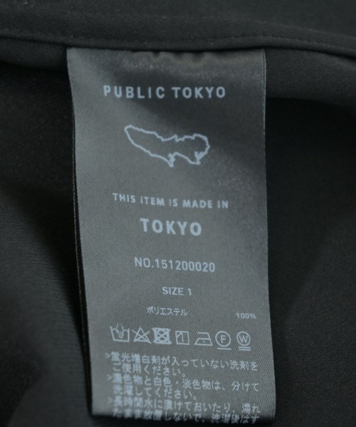 PUBLIC TOKYO（パブリック　トウキョウ）カジュアルシャツ 黒 サイズ:1(S位) メンズ/2200704623071