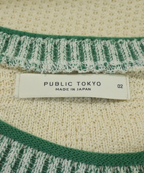 PUBLIC TOKYO（パブリック　トウキョウ）ニット・セーター 白 サイズ:2(M位) メンズ/2200661827055