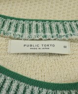 PUBLIC TOKYO（パブリック　トウキョウ）ニット・セーター 白 サイズ:2(M位) メンズ/2200661827055