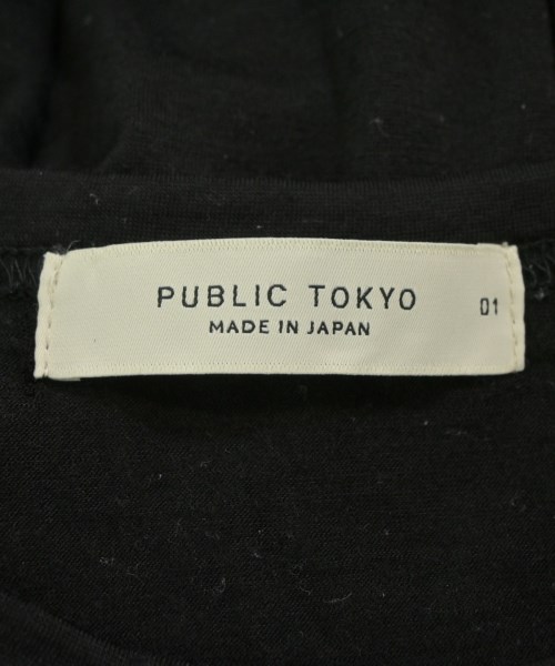 PUBLIC TOKYO（パブリック　トウキョウ）Tシャツ・カットソー 黒 サイズ:1(S位) メンズ/2200665585036