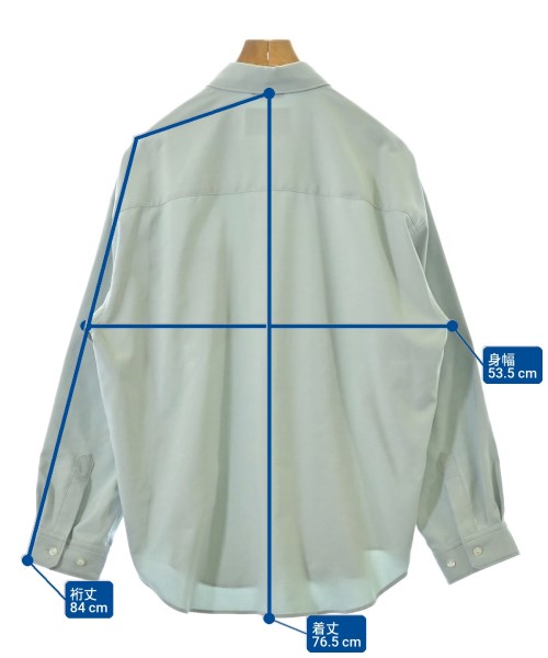 PUBLIC TOKYO（パブリック　トウキョウ）カジュアルシャツ 青 サイズ:1(S位) メンズ/2200663649013