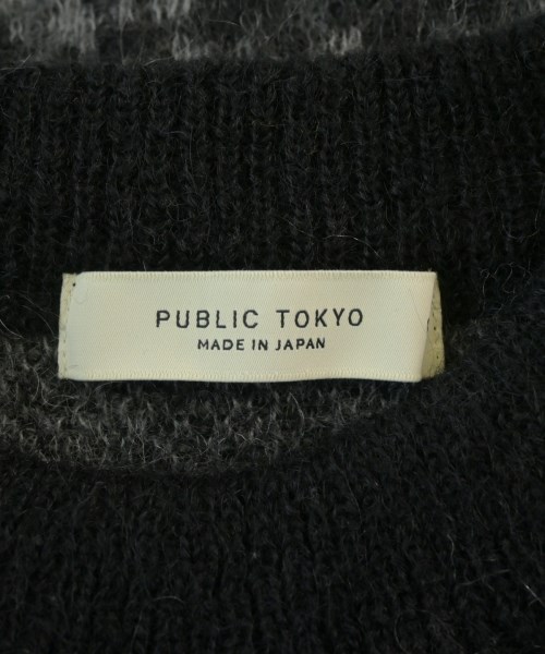 PUBLIC TOKYO（パブリック　トウキョウ）ニット・セーター 黒 サイズ:1(S位) メンズ/2200663191079