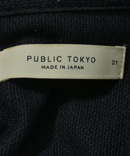 PUBLIC TOKYO（パブリック　トウキョウ）カジュアルシャツ 黒 サイズ:01(S位) メンズ/2200732172091