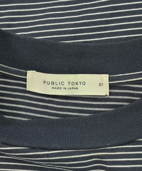 PUBLIC TOKYO（パブリック　トウキョウ）Tシャツ・カットソー 紺 サイズ:01(S位) メンズ/2200732172121