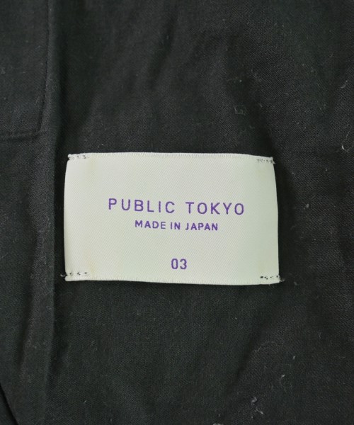PUBLIC TOKYO（パブリック　トウキョウ）スラックス 黒 サイズ:3(L位) メンズ/2200736400046
