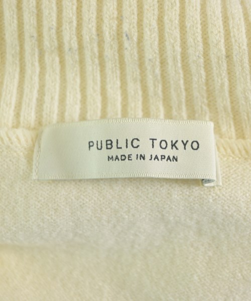 PUBLIC TOKYO（パブリック　トウキョウ）ニット・セーター 白 サイズ:F メンズ/2200736400077