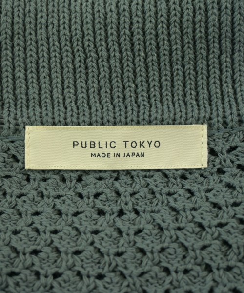 PUBLIC TOKYO（パブリック　トウキョウ）ニット・セーター 青 サイズ:F メンズ/2200719725012