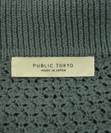 PUBLIC TOKYO（パブリック　トウキョウ）ニット・セーター 青 サイズ:F メンズ/2200719725012