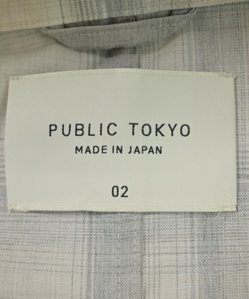 PUBLIC TOKYO（パブリック　トウキョウ）カジュアルシャツ グレー サイズ:2(M位) メンズ/2200720003062