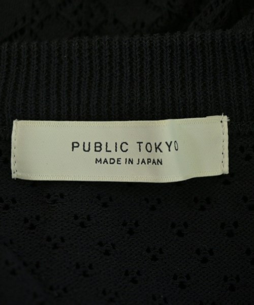 PUBLIC TOKYO（パブリック　トウキョウ）カーディガン 黒 サイズ:F メンズ/2200720003093
