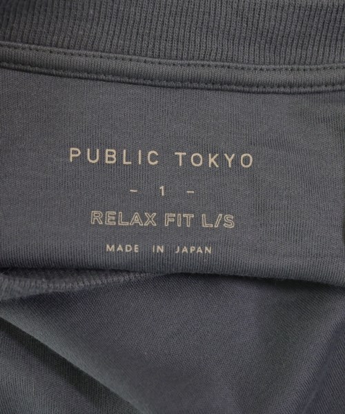 PUBLIC TOKYO（パブリック　トウキョウ）Tシャツ・カットソー グレー サイズ:1(S位) メンズ/2200720003109