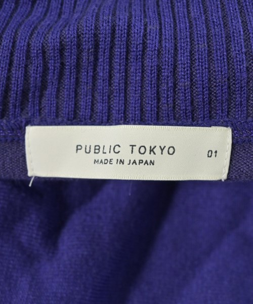 PUBLIC TOKYO（パブリック　トウキョウ）ニット・セーター 紫 サイズ:1(S位) メンズ/2200727267023