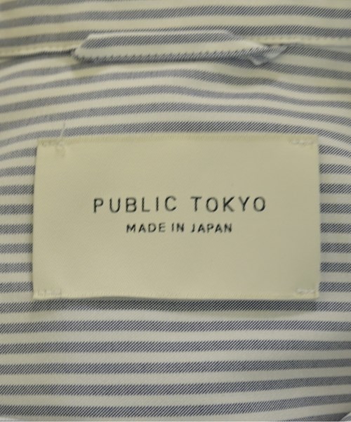 PUBLIC TOKYO（パブリック　トウキョウ）カジュアルシャツ 青 サイズ:0(XS位) メンズ/2200711431065