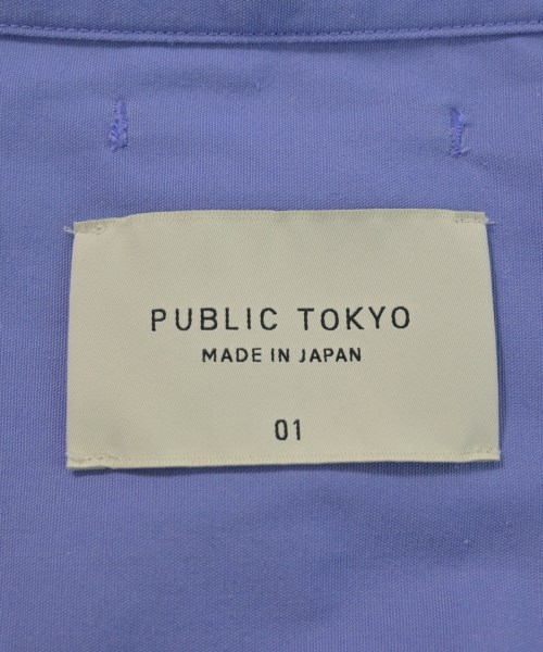 PUBLIC TOKYO（パブリック　トウキョウ）カジュアルシャツ 紫 サイズ:01(S位) メンズ/2200711431102