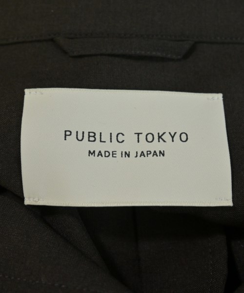 PUBLIC TOKYO（パブリック　トウキョウ）カジュアルシャツ 茶 サイズ:0(S位) メンズ/2200711431126