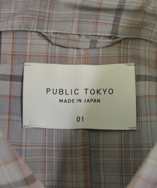 PUBLIC TOKYO（パブリック　トウキョウ）カジュアルシャツ グレー サイズ:1(S位) メンズ/2200684190020
